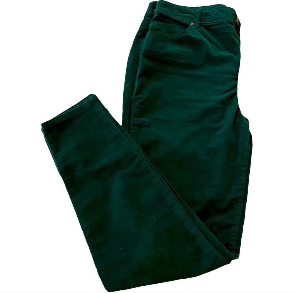 Copper Key Green Velvet Pants Sz 9